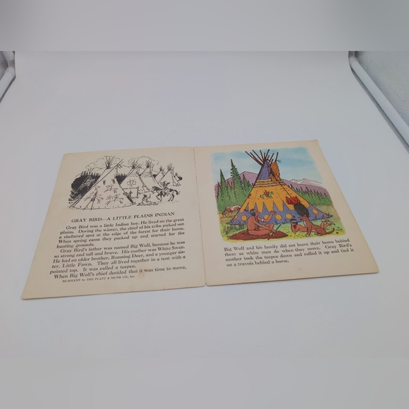 Gray Bird - A Little Plains Indian Storybook 1935 Copyright - Picture 2 of 3
